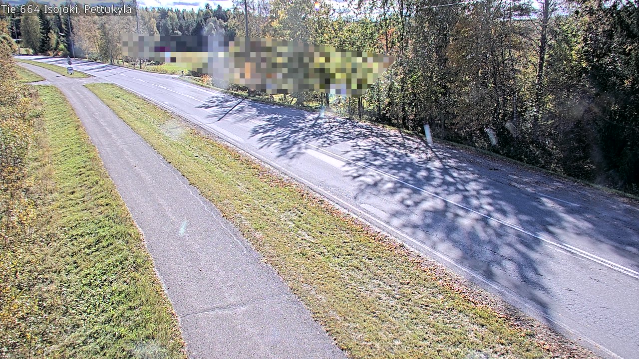 Weather Camera Image Väg 664 Storå Pettukylä, Isojoki, Etelä-Pohjanmaa