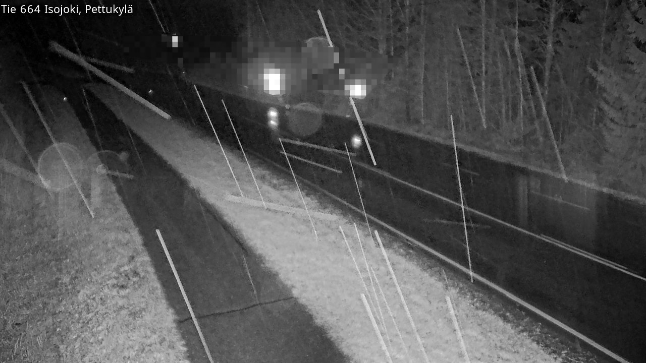 Weather Camera Image Väg 664 Storå Pettukylä, Isojoki, Etelä-Pohjanmaa