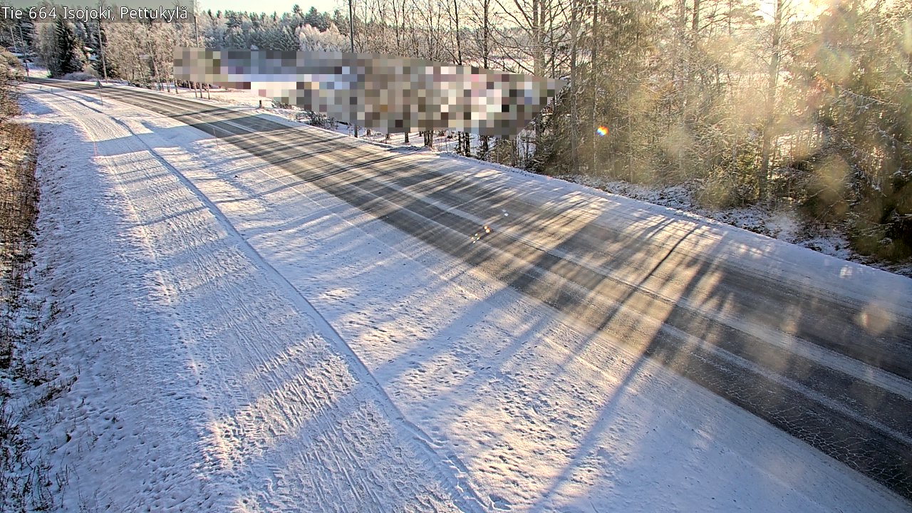 Weather Camera Image Road 664 Isojoki Pettukylä, Isojoki, Etelä-Pohjanmaa