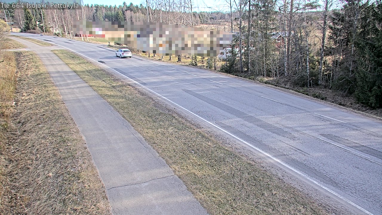 Weather Camera Image Väg 664 Storå Pettukylä, Isojoki, Etelä-Pohjanmaa