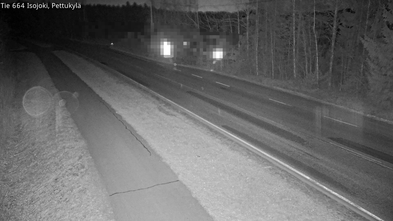 Weather Camera Image Väg 664 Storå Pettukylä, Isojoki, Etelä-Pohjanmaa