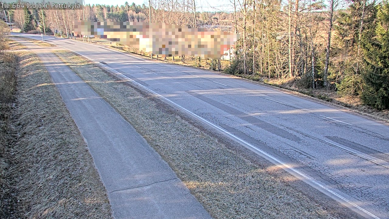 Weather Camera Image Väg 664 Storå Pettukylä, Isojoki, Etelä-Pohjanmaa