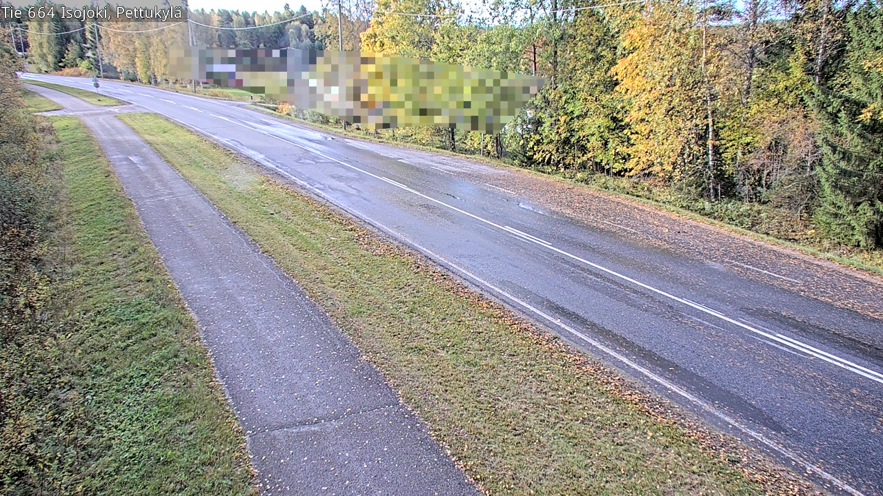 Weather Camera Image Road 664 Isojoki Pettukylä, Isojoki, Etelä-Pohjanmaa
