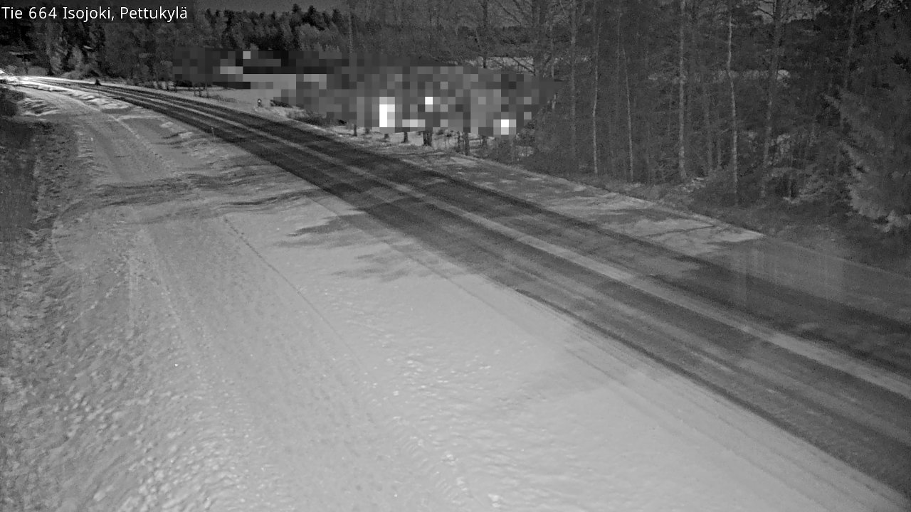 Weather Camera Image Road 664 Isojoki Pettukylä, Isojoki, Etelä-Pohjanmaa