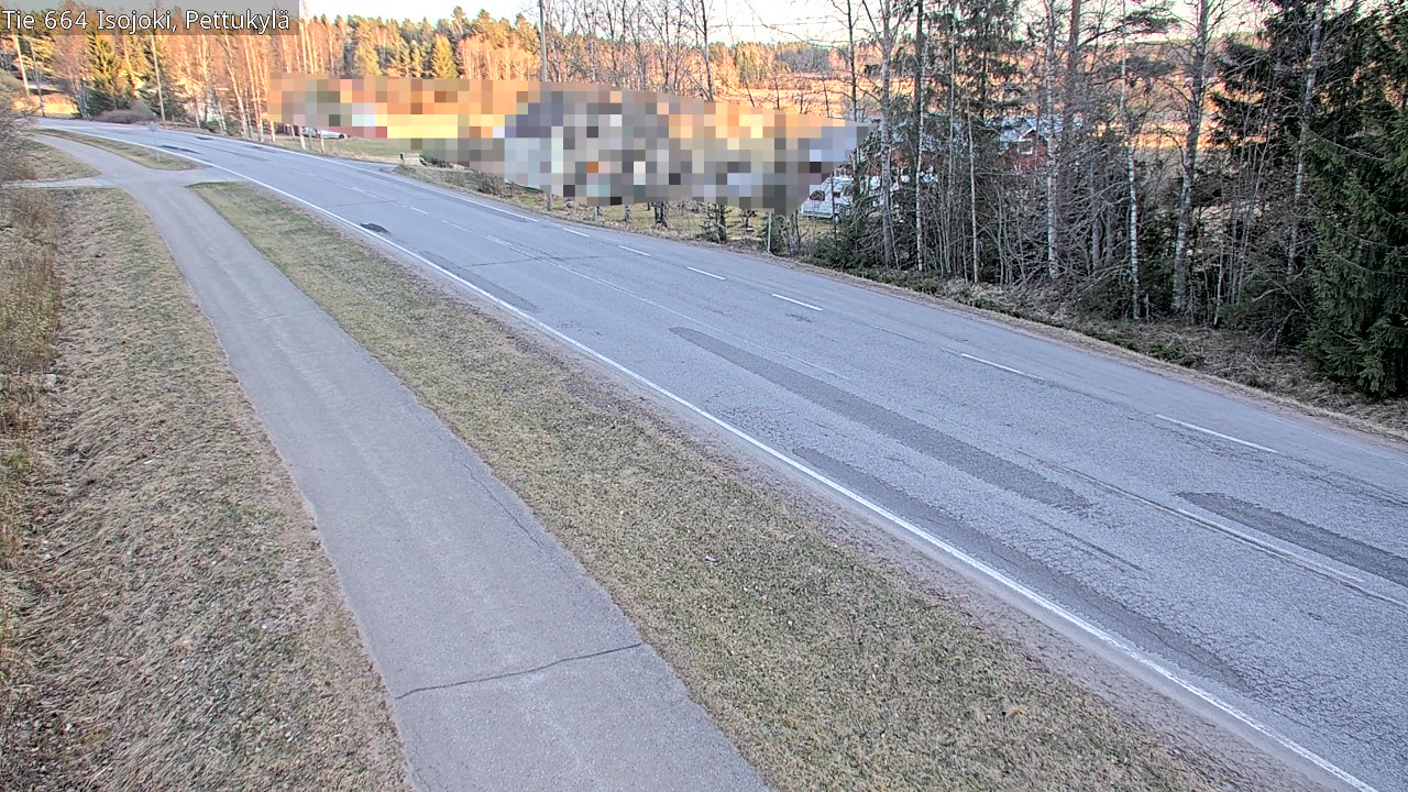 Weather Camera Image Väg 664 Storå Pettukylä, Isojoki, Etelä-Pohjanmaa