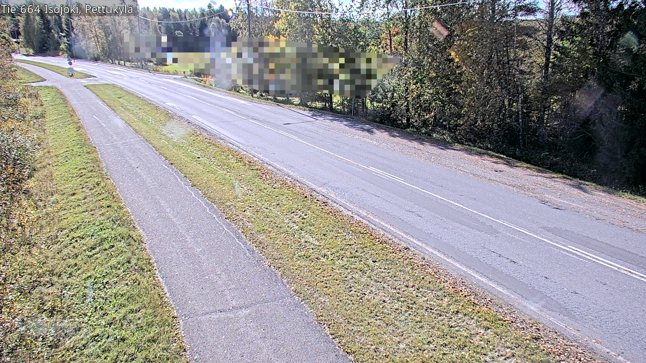 Weather Camera Image Road 664 Isojoki Pettukylä, Isojoki, Etelä-Pohjanmaa