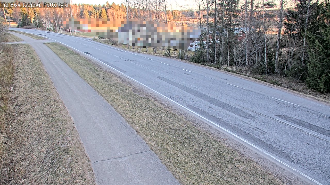 Weather Camera Image Väg 664 Storå Pettukylä, Isojoki, Etelä-Pohjanmaa