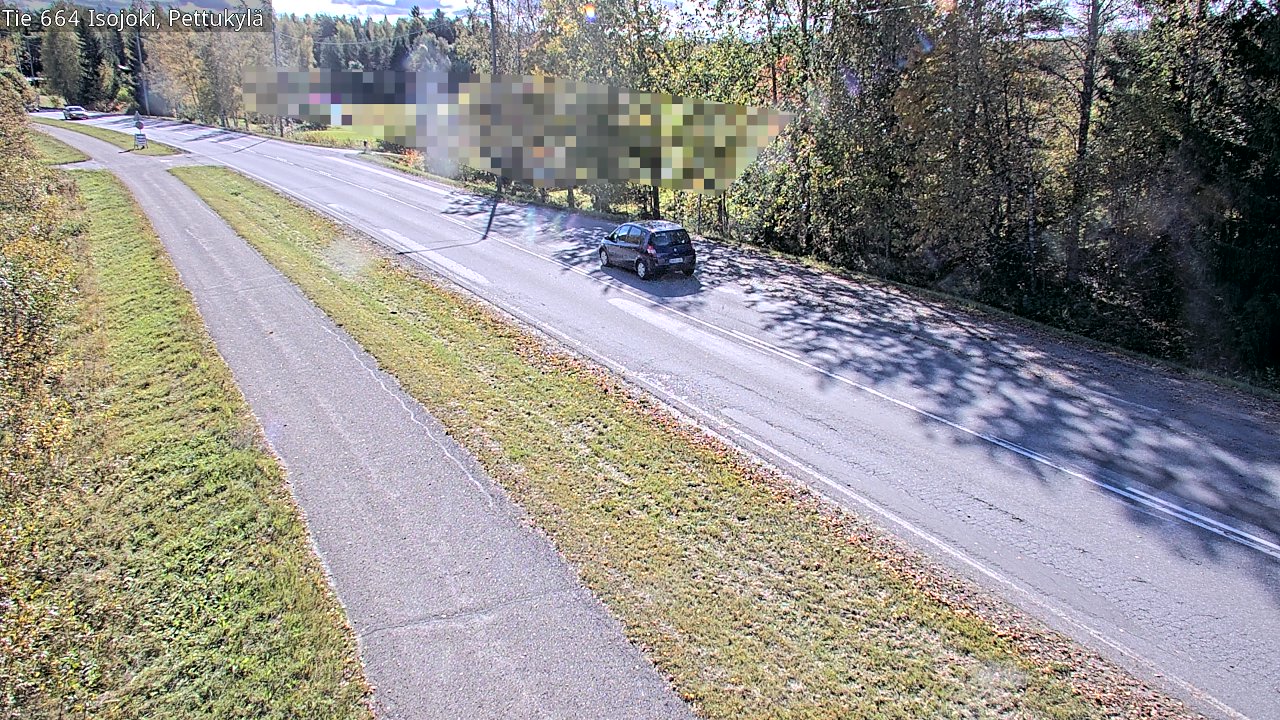 Weather Camera Image Road 664 Isojoki Pettukylä, Isojoki, Etelä-Pohjanmaa