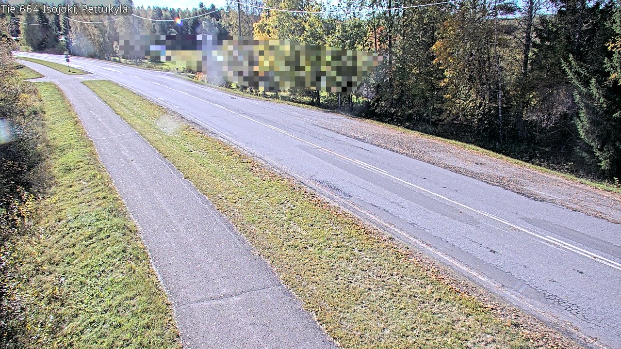 Weather Camera Image Road 664 Isojoki Pettukylä, Isojoki, Etelä-Pohjanmaa