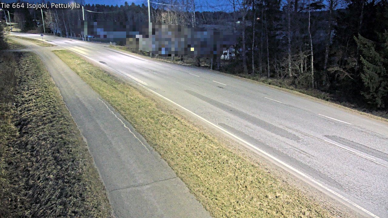 Weather Camera Image Väg 664 Storå Pettukylä, Isojoki, Etelä-Pohjanmaa
