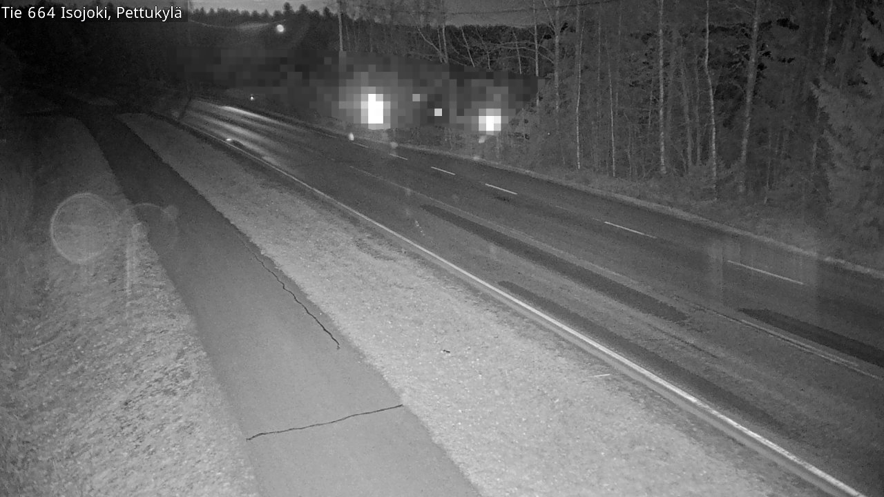 Weather Camera Image Väg 664 Storå Pettukylä, Isojoki, Etelä-Pohjanmaa
