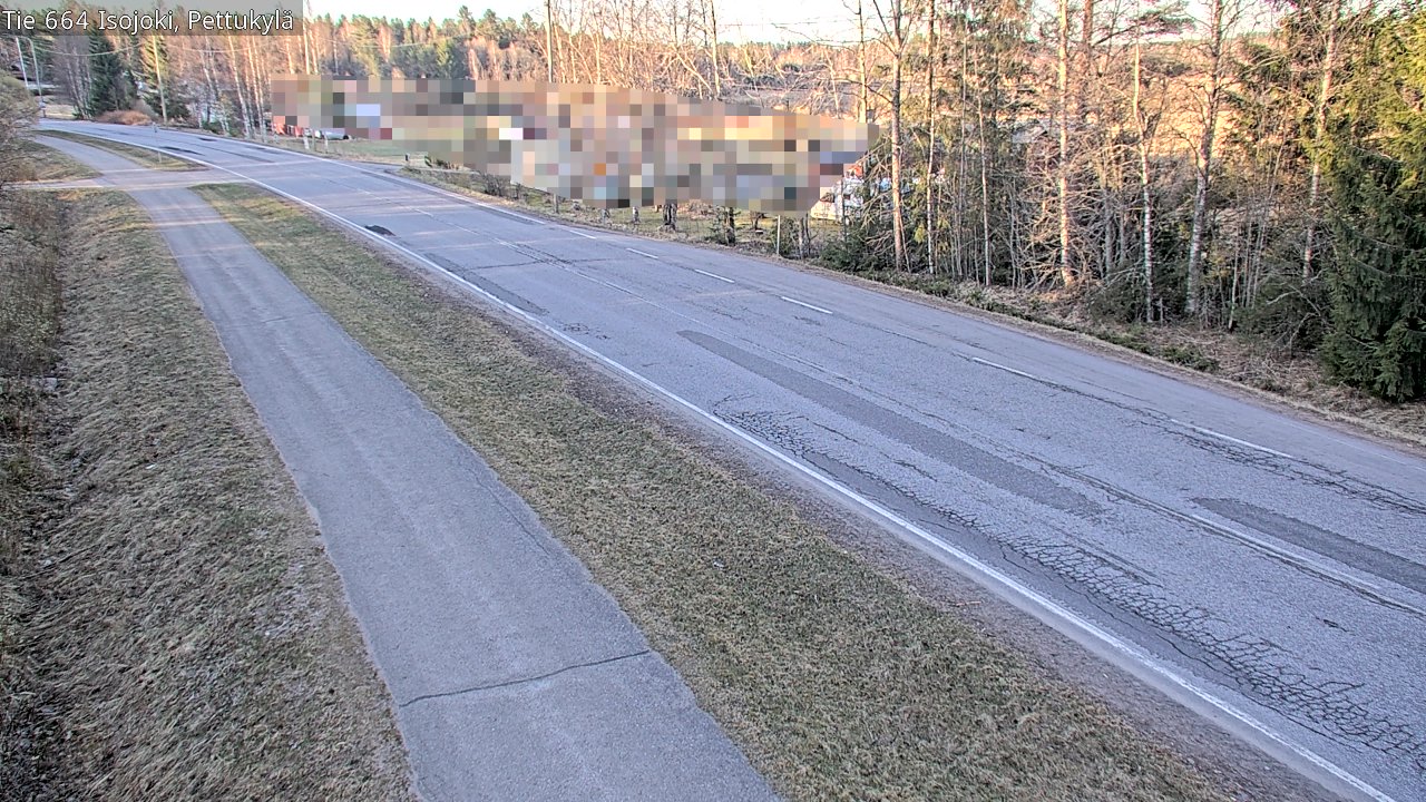 Weather Camera Image Road 664 Isojoki Pettukylä, Isojoki, Etelä-Pohjanmaa
