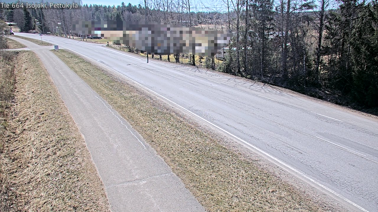 Weather Camera Image Väg 664 Storå Pettukylä, Isojoki, Etelä-Pohjanmaa