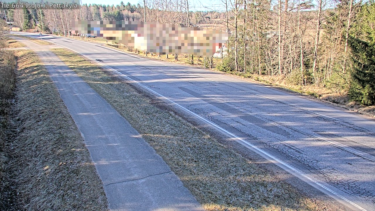 Weather Camera Image Väg 664 Storå Pettukylä, Isojoki, Etelä-Pohjanmaa