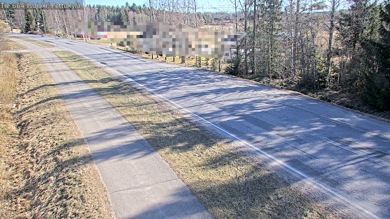 Weather Camera Image Väg 664 Storå Pettukylä, Isojoki, Etelä-Pohjanmaa