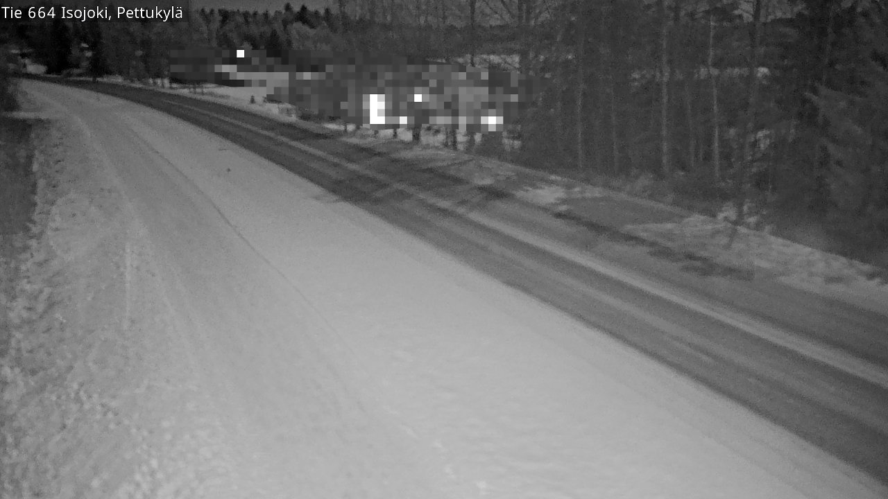 Weather Camera Image Road 664 Isojoki Pettukylä, Isojoki, Etelä-Pohjanmaa