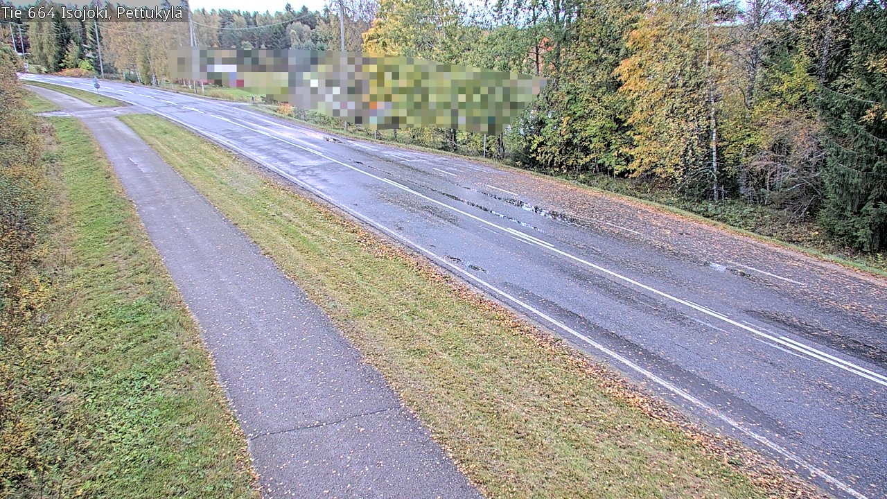 Weather Camera Image Road 664 Isojoki Pettukylä, Isojoki, Etelä-Pohjanmaa