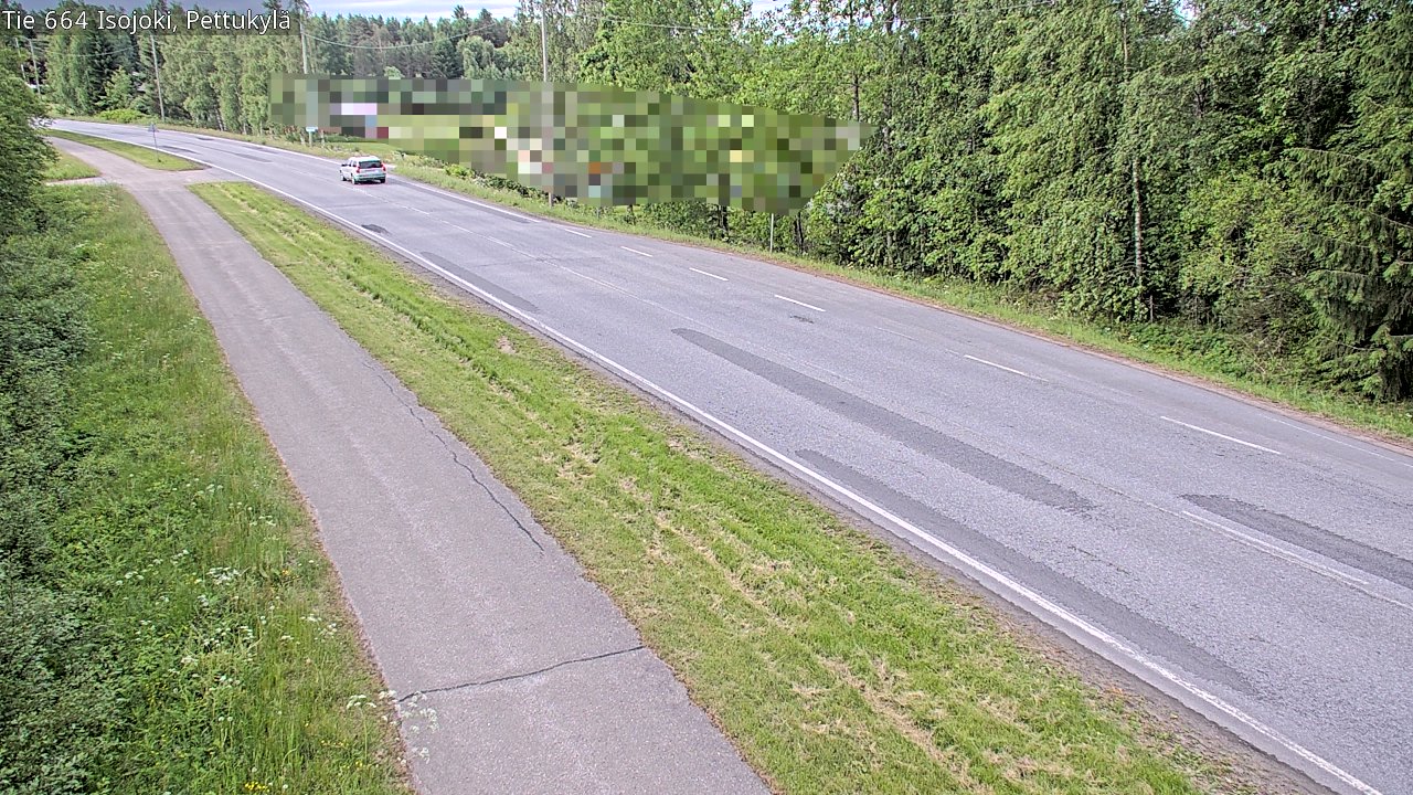 Weather Camera Image Väg 664 Storå Pettukylä, Isojoki, Etelä-Pohjanmaa