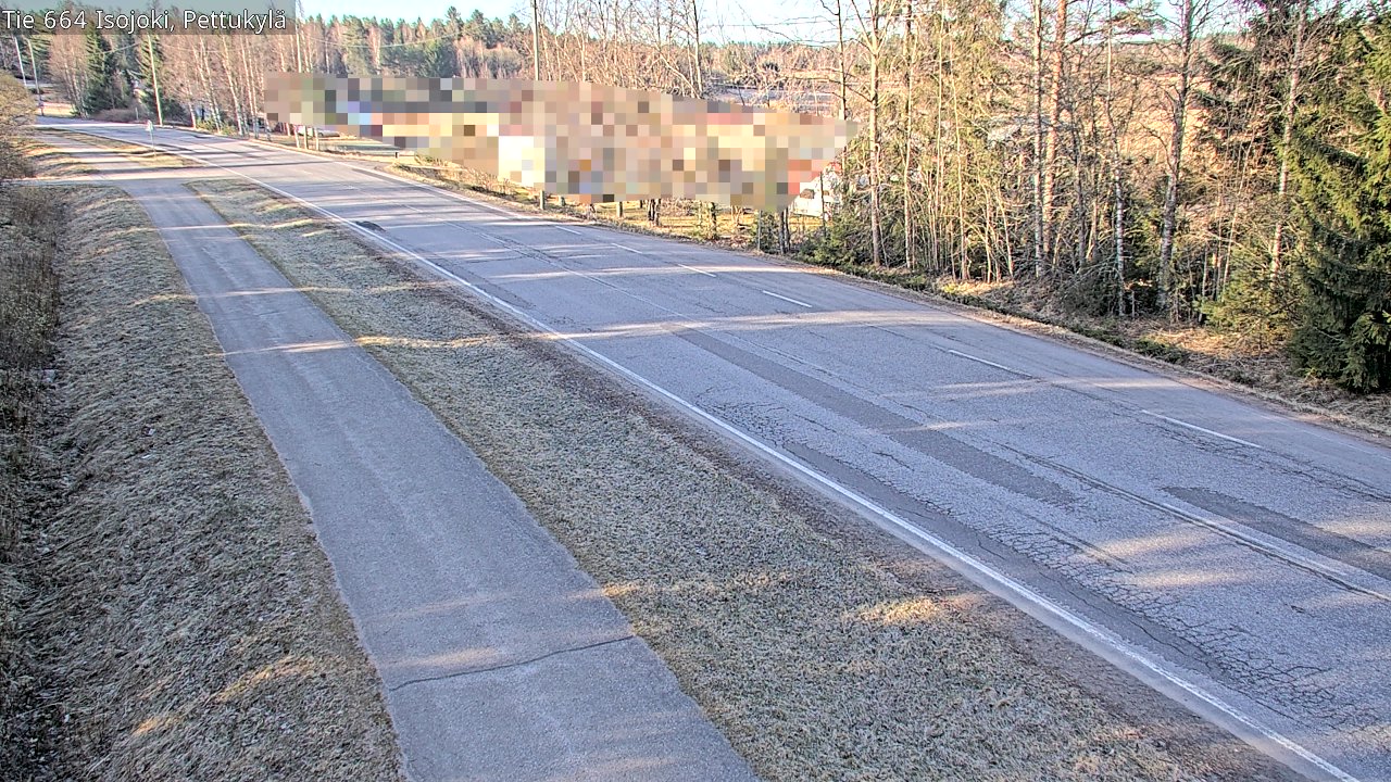 Weather Camera Image Väg 664 Storå Pettukylä, Isojoki, Etelä-Pohjanmaa