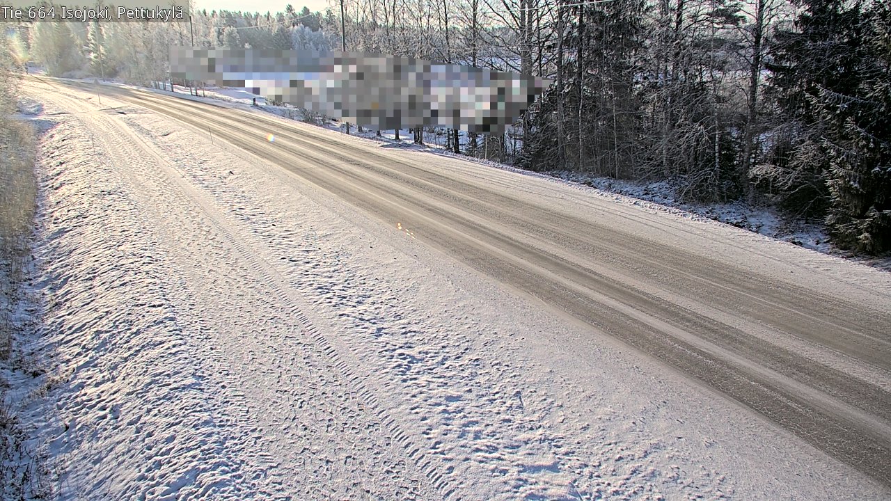 Weather Camera Image Road 664 Isojoki Pettukylä, Isojoki, Etelä-Pohjanmaa