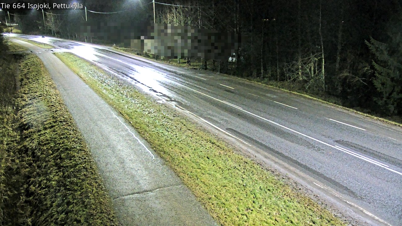 Weather Camera Image Road 664 Isojoki Pettukylä, Isojoki, Etelä-Pohjanmaa