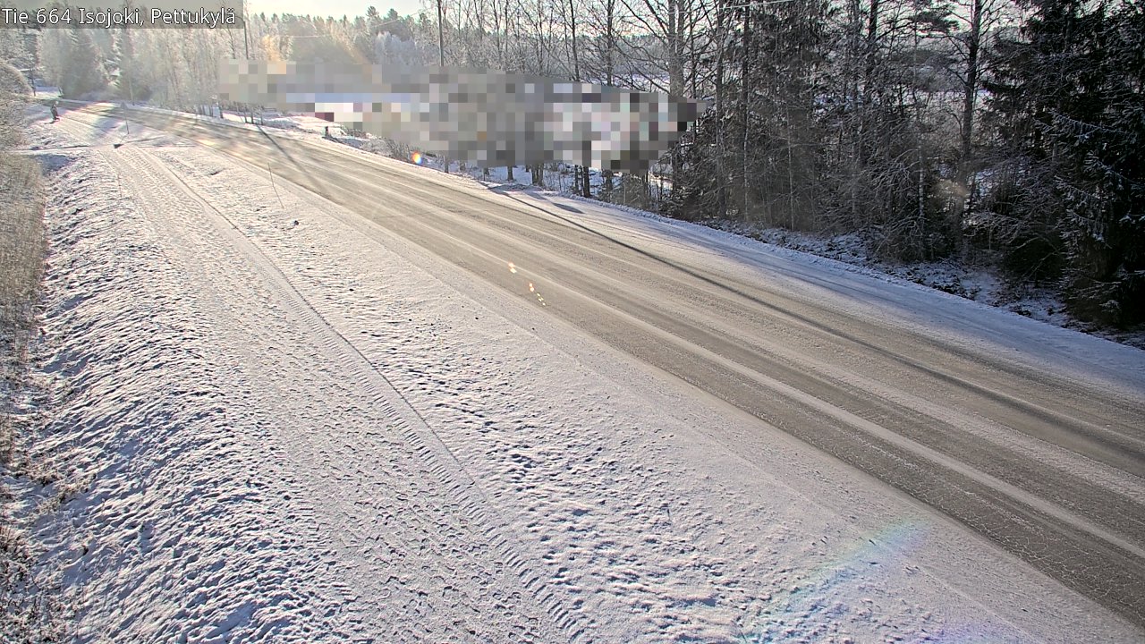 Weather Camera Image Road 664 Isojoki Pettukylä, Isojoki, Etelä-Pohjanmaa