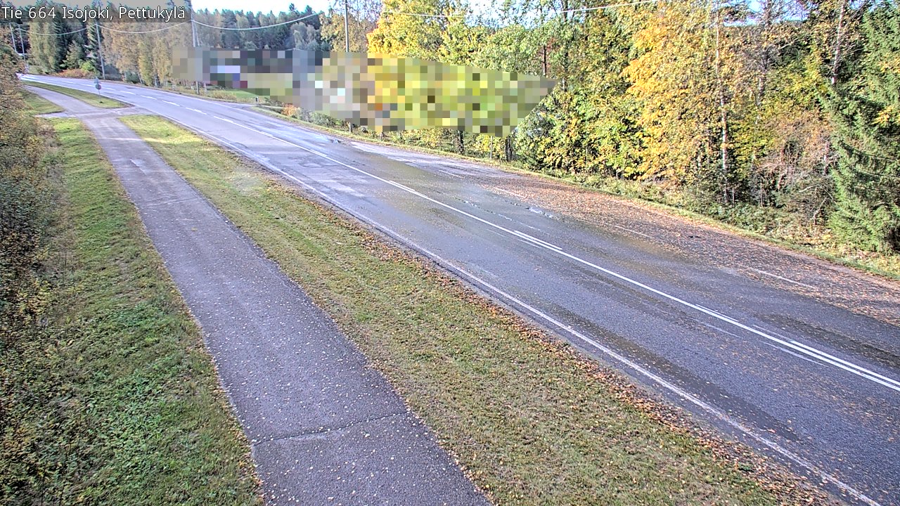 Weather Camera Image Road 664 Isojoki Pettukylä, Isojoki, Etelä-Pohjanmaa