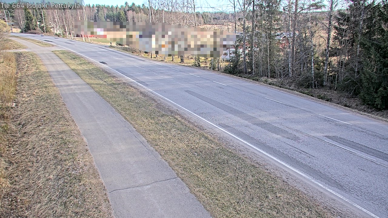 Weather Camera Image Väg 664 Storå Pettukylä, Isojoki, Etelä-Pohjanmaa