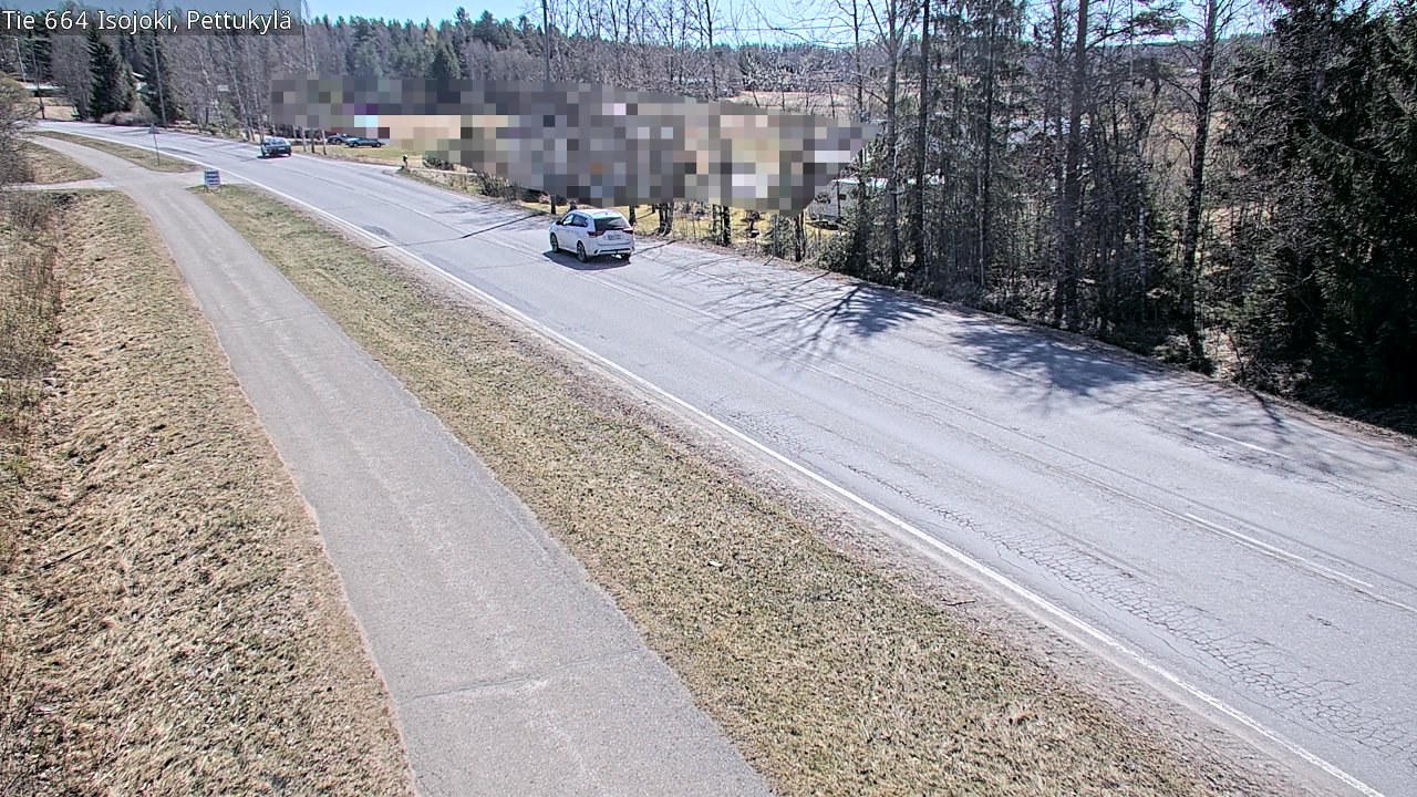 Weather Camera Image Väg 664 Storå Pettukylä, Isojoki, Etelä-Pohjanmaa