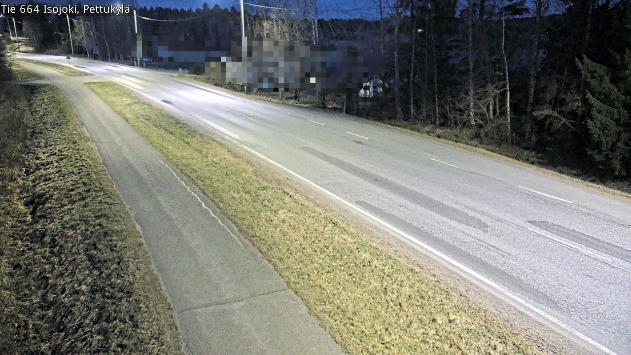 Weather Camera Image Väg 664 Storå Pettukylä, Isojoki, Etelä-Pohjanmaa