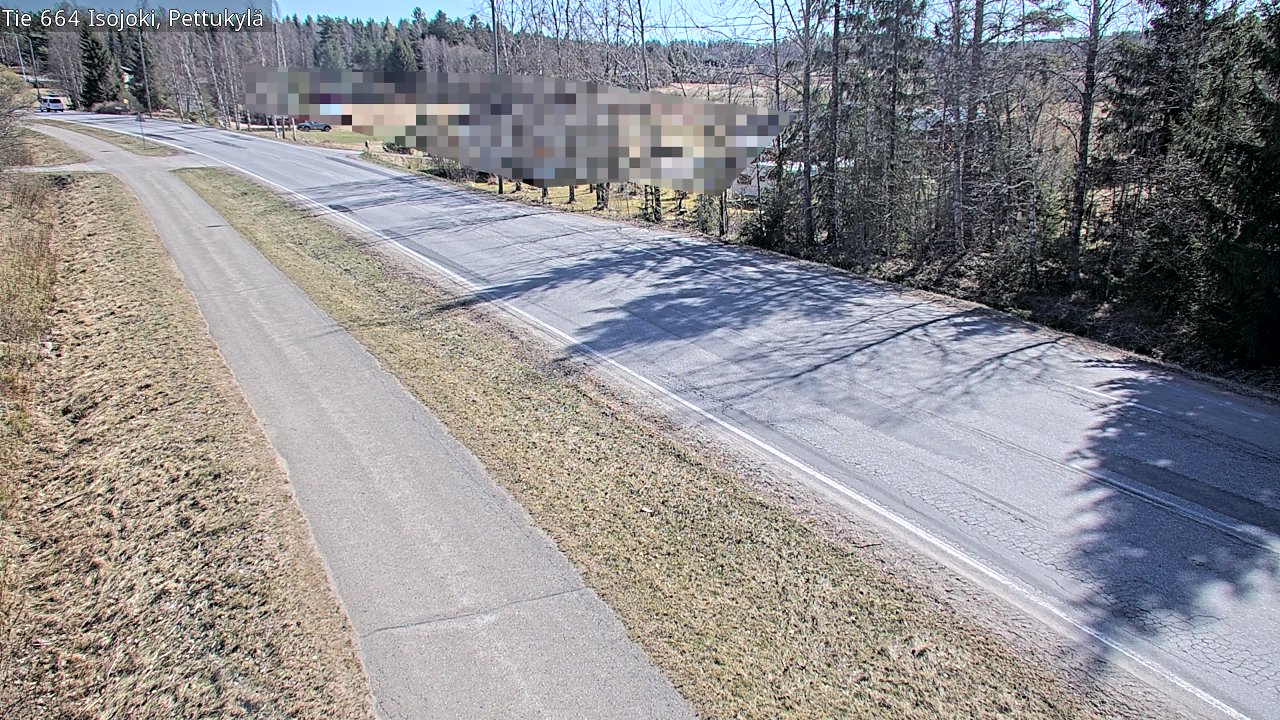 Weather Camera Image Väg 664 Storå Pettukylä, Isojoki, Etelä-Pohjanmaa