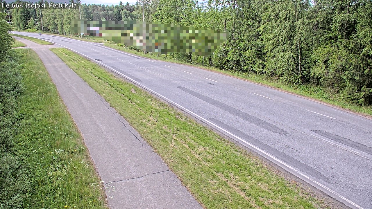 Weather Camera Image Väg 664 Storå Pettukylä, Isojoki, Etelä-Pohjanmaa