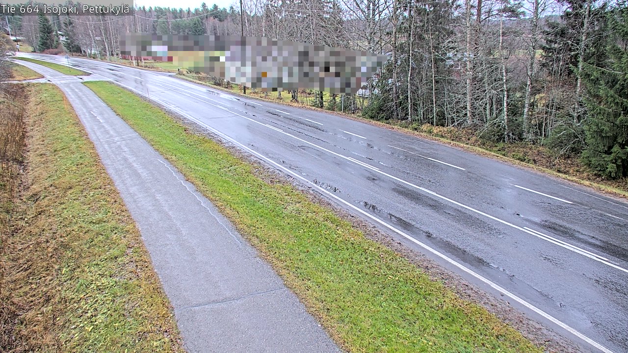 Weather Camera Image Väg 664 Storå Pettukylä, Isojoki, Etelä-Pohjanmaa
