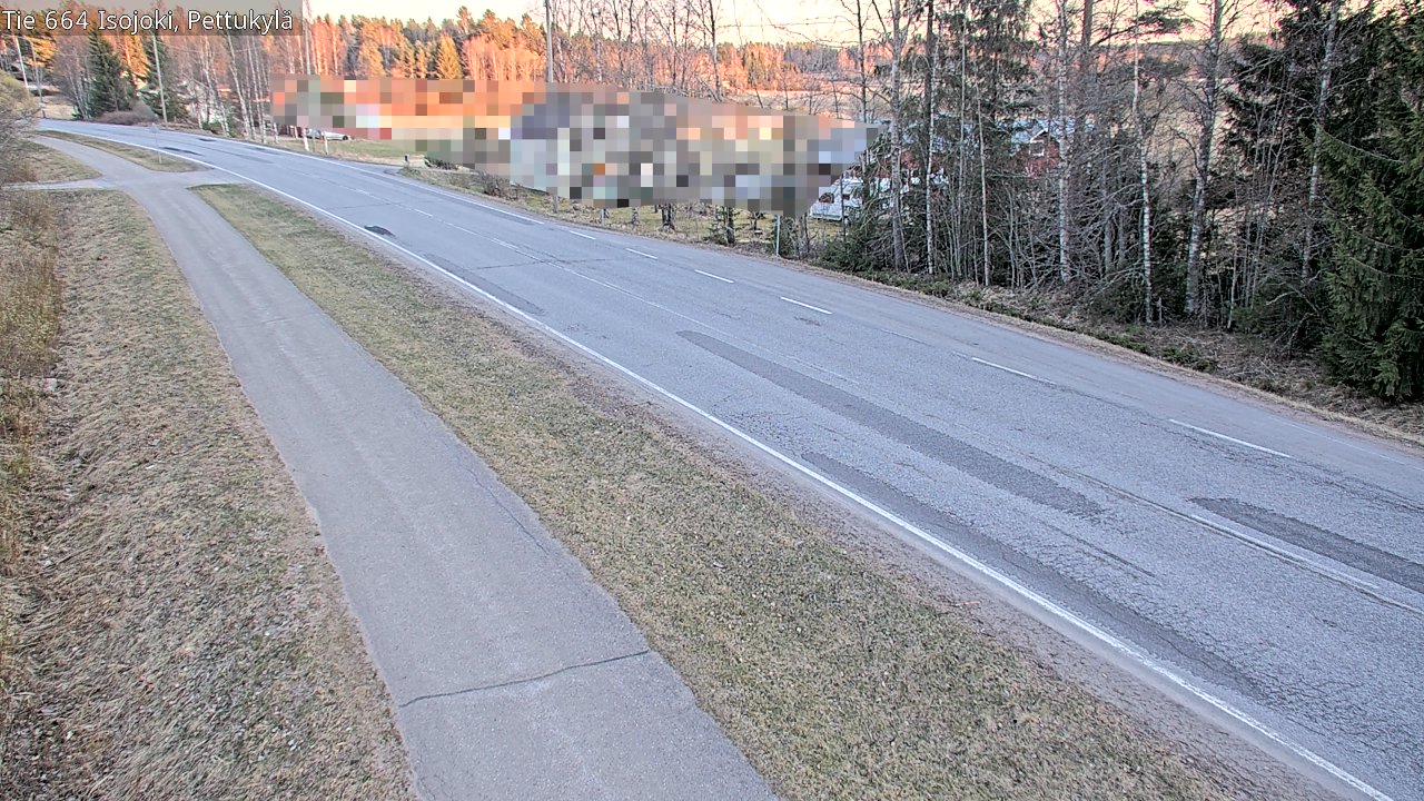 Weather Camera Image Väg 664 Storå Pettukylä, Isojoki, Etelä-Pohjanmaa