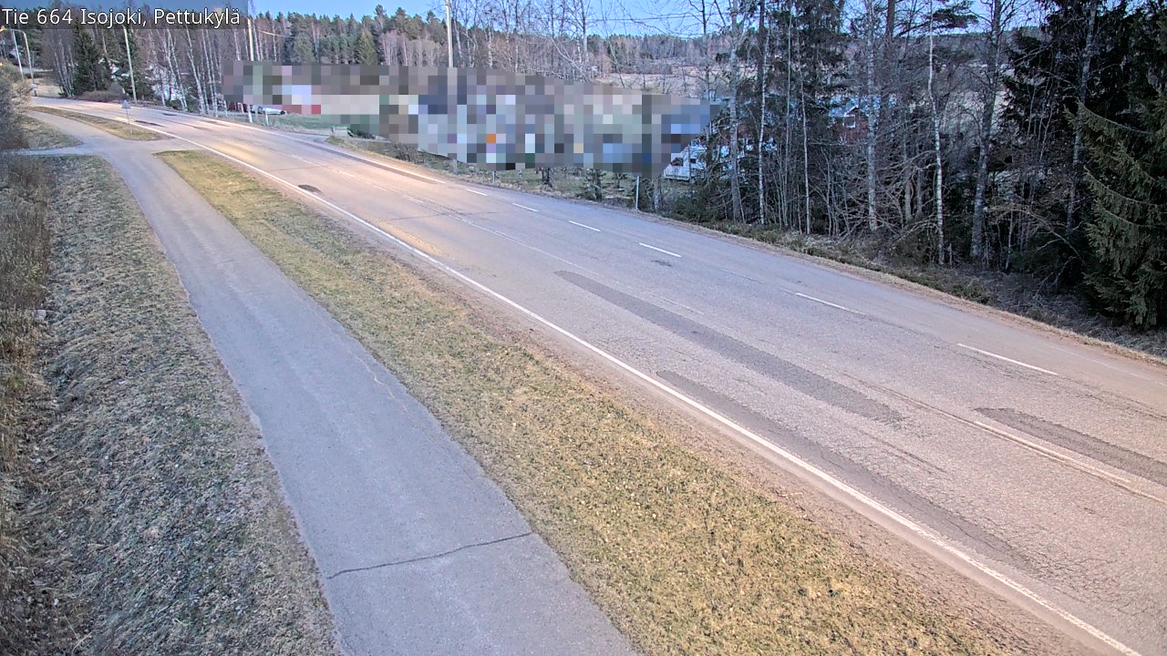 Weather Camera Image Väg 664 Storå Pettukylä, Isojoki, Etelä-Pohjanmaa