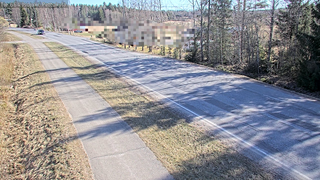 Weather Camera Image Väg 664 Storå Pettukylä, Isojoki, Etelä-Pohjanmaa