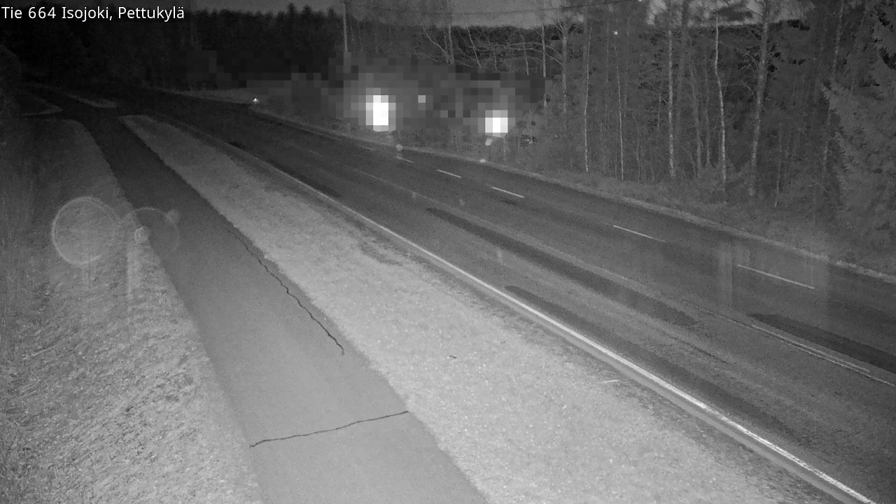 Weather Camera Image Väg 664 Storå Pettukylä, Isojoki, Etelä-Pohjanmaa