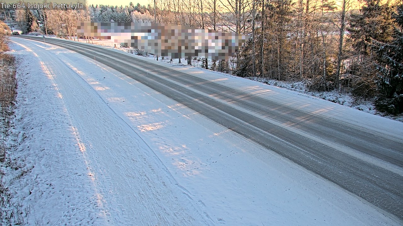 Weather Camera Image Road 664 Isojoki Pettukylä, Isojoki, Etelä-Pohjanmaa