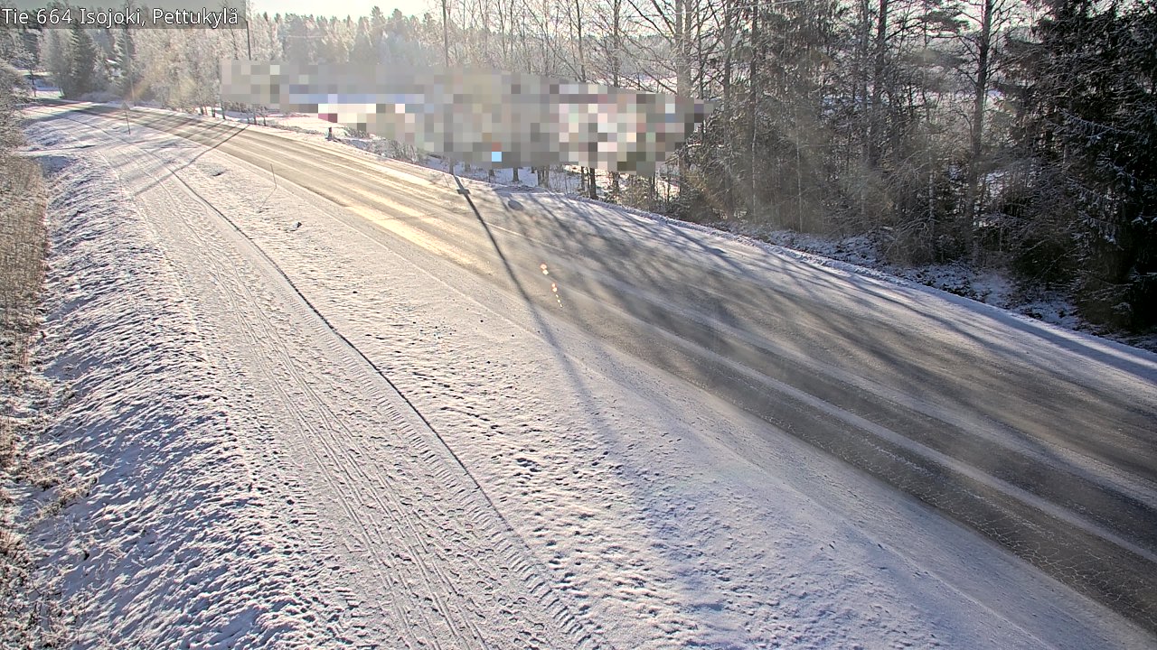 Weather Camera Image Road 664 Isojoki Pettukylä, Isojoki, Etelä-Pohjanmaa