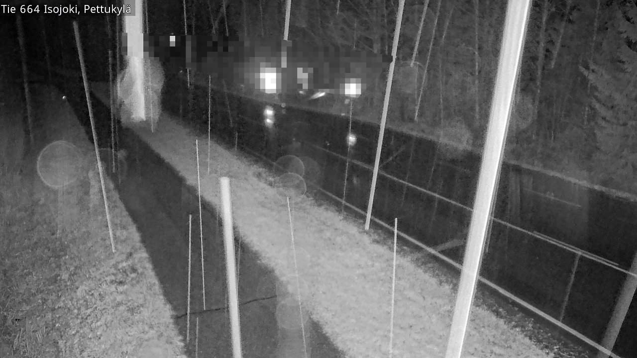 Weather Camera Image Väg 664 Storå Pettukylä, Isojoki, Etelä-Pohjanmaa