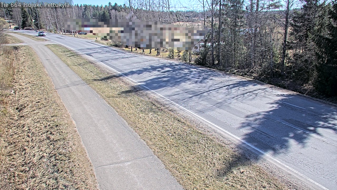 Weather Camera Image Väg 664 Storå Pettukylä, Isojoki, Etelä-Pohjanmaa