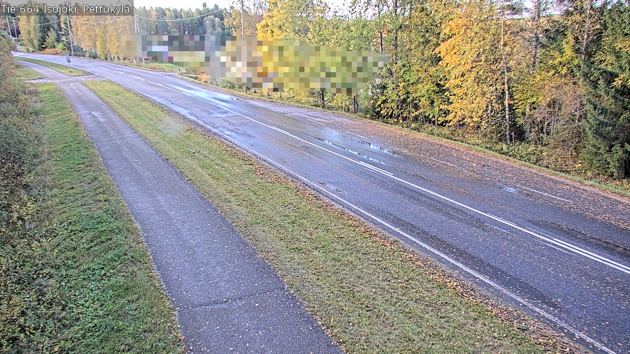 Weather Camera Image Road 664 Isojoki Pettukylä, Isojoki, Etelä-Pohjanmaa