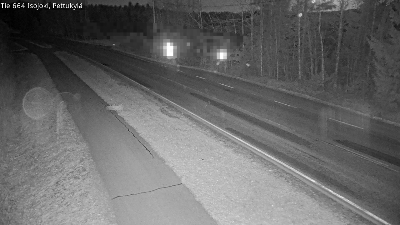Weather Camera Image Väg 664 Storå Pettukylä, Isojoki, Etelä-Pohjanmaa