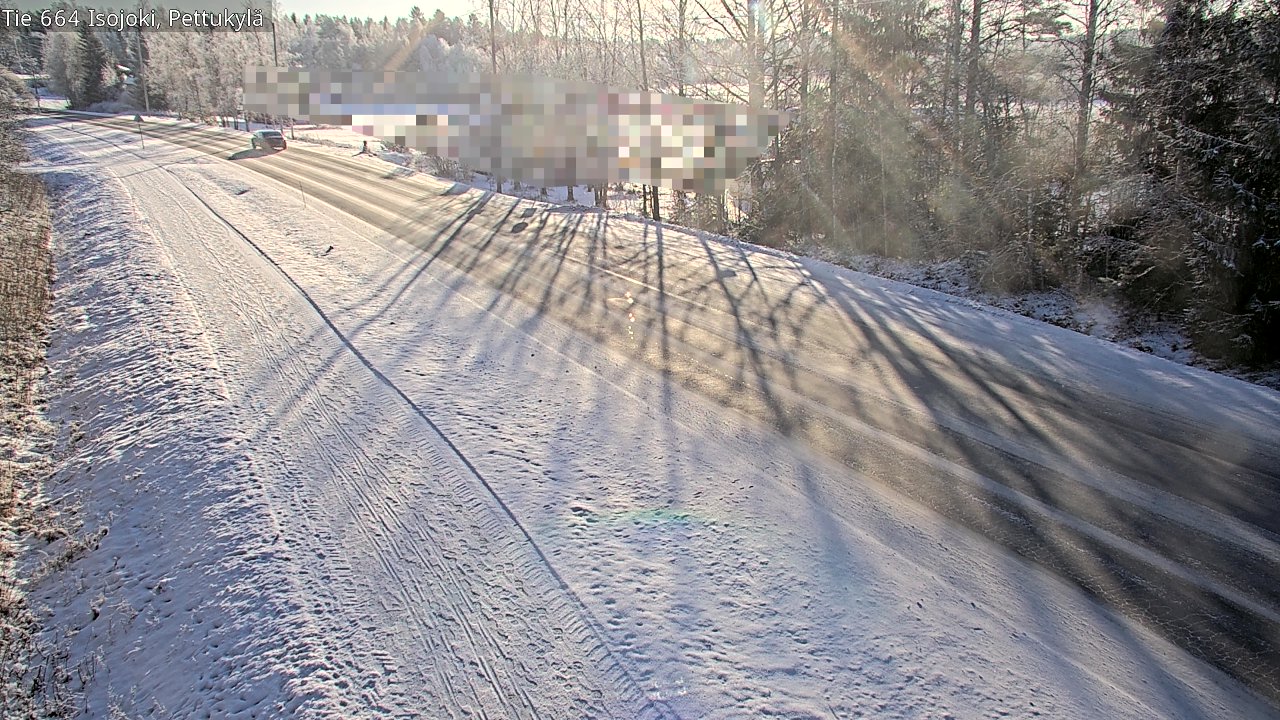 Weather Camera Image Road 664 Isojoki Pettukylä, Isojoki, Etelä-Pohjanmaa