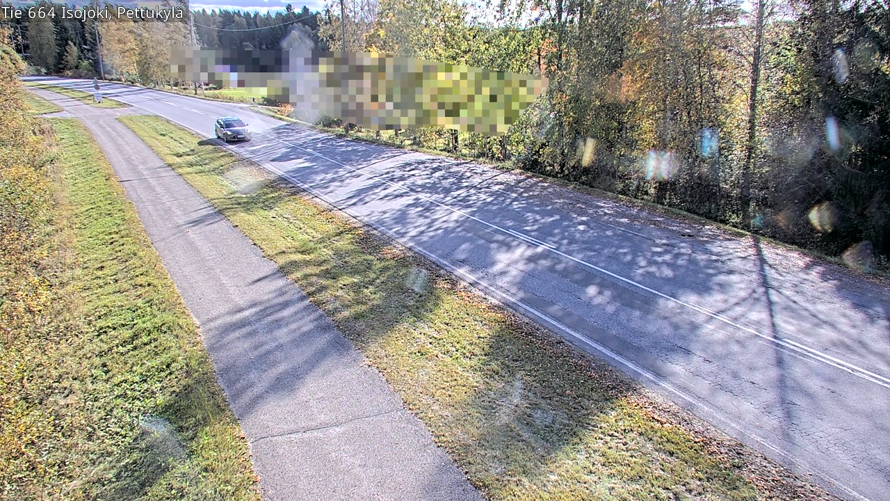 Weather Camera Image Väg 664 Storå Pettukylä, Isojoki, Etelä-Pohjanmaa