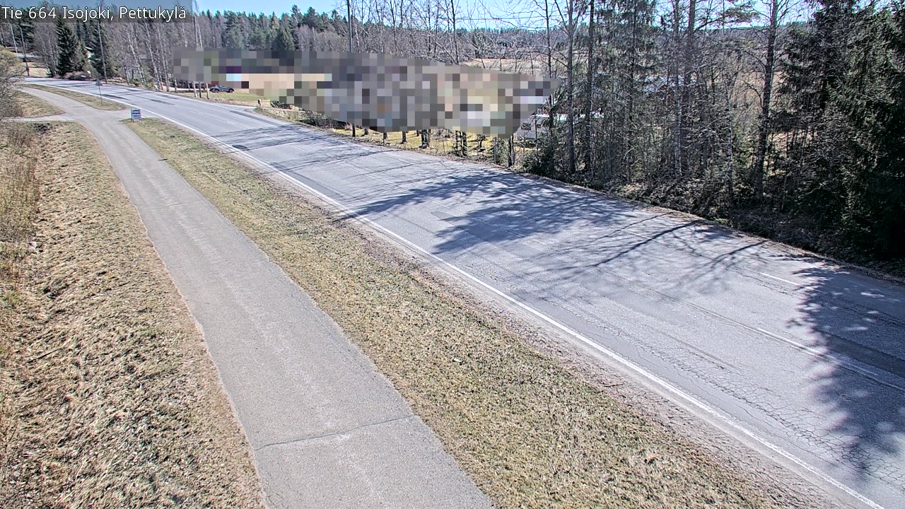 Weather Camera Image Väg 664 Storå Pettukylä, Isojoki, Etelä-Pohjanmaa