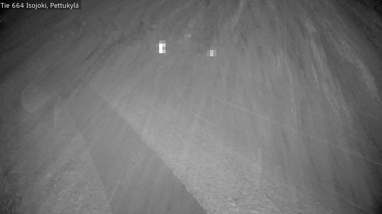 Weather Camera Image Road 664 Isojoki Pettukylä, Isojoki, Etelä-Pohjanmaa