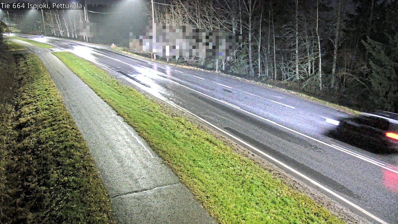 Weather Camera Image Road 664 Isojoki Pettukylä, Isojoki, Etelä-Pohjanmaa