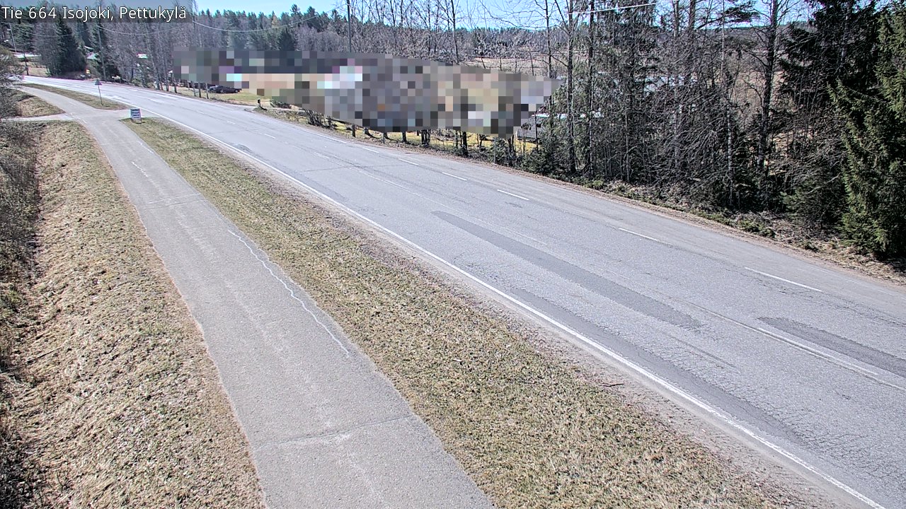 Weather Camera Image Väg 664 Storå Pettukylä, Isojoki, Etelä-Pohjanmaa