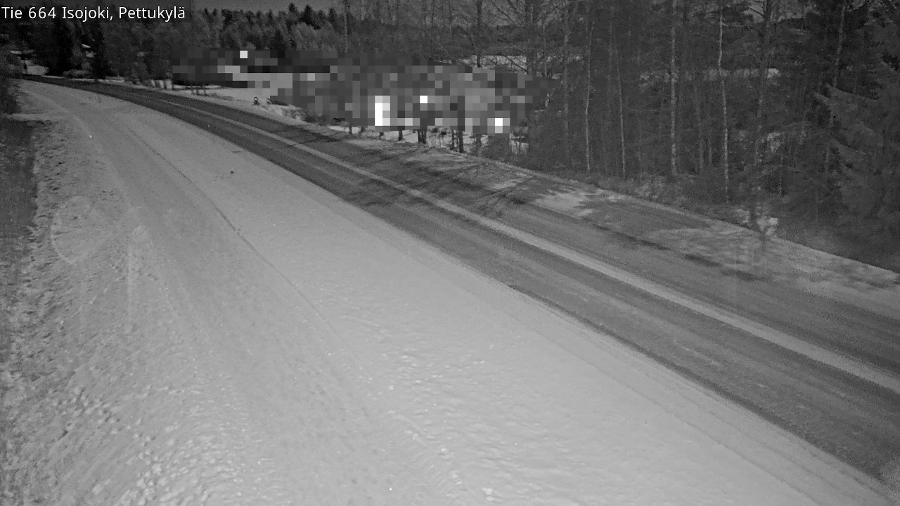 Weather Camera Image Road 664 Isojoki Pettukylä, Isojoki, Etelä-Pohjanmaa